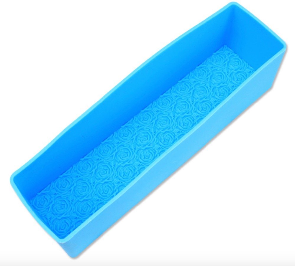 3D Rose Flower Toast Mold Loaf Soap Molds Rectangle Pastry Bread Cake