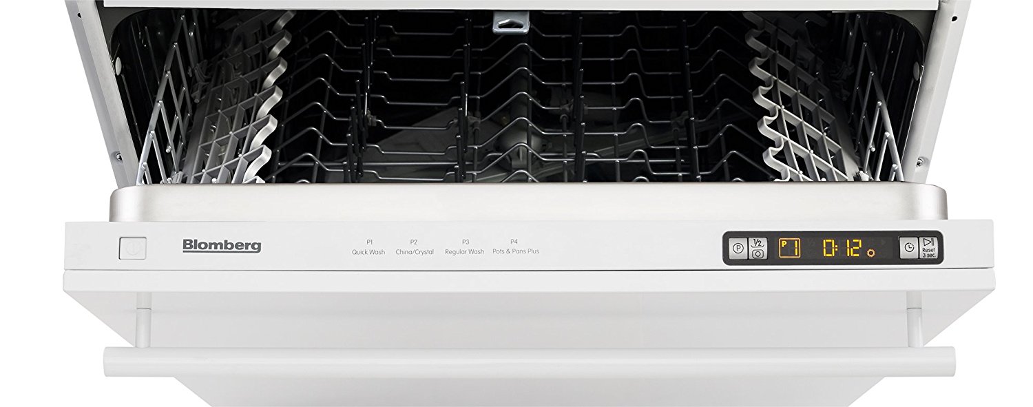 Blomberg DWT54100W Dishwasher with Tall Tub Top Controls, 4 Programs