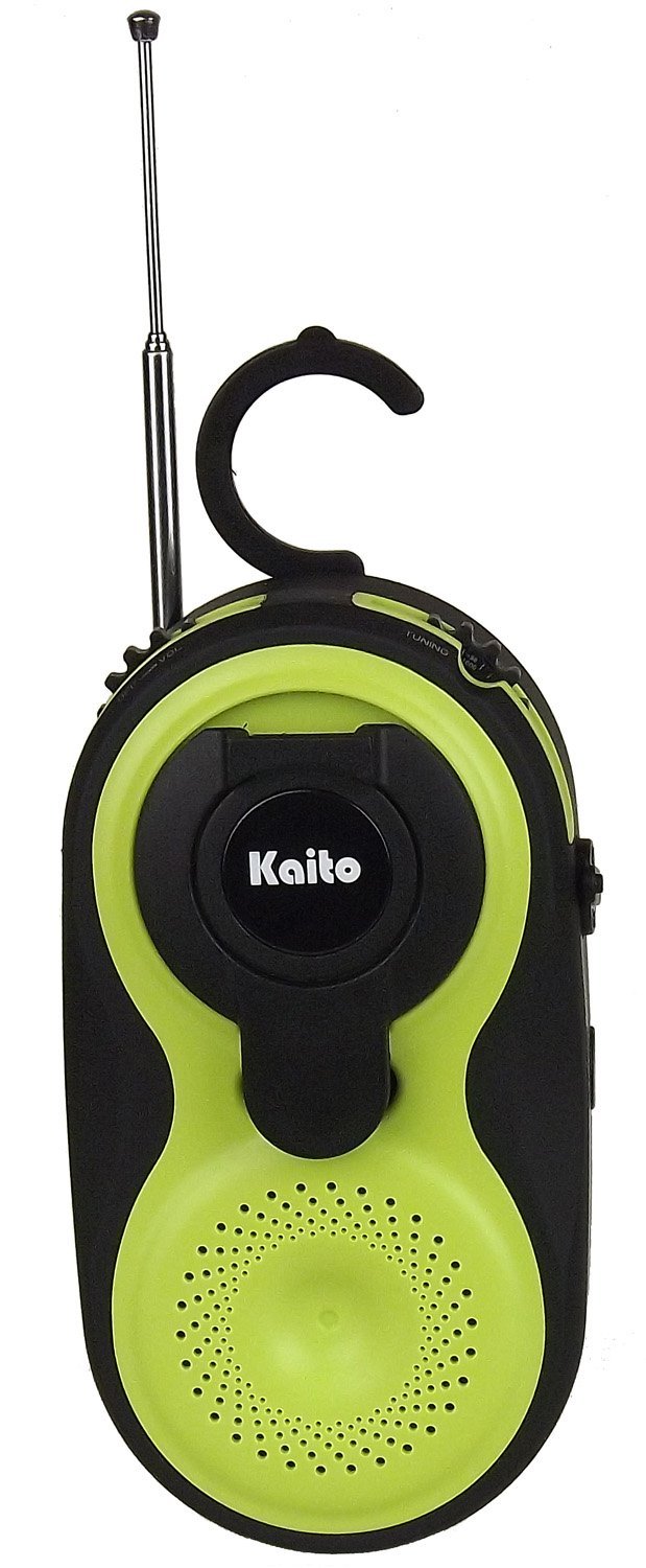 Kaito KA220 Windup Dynamo Rechargeable Emergency AM/FM Shower Radio