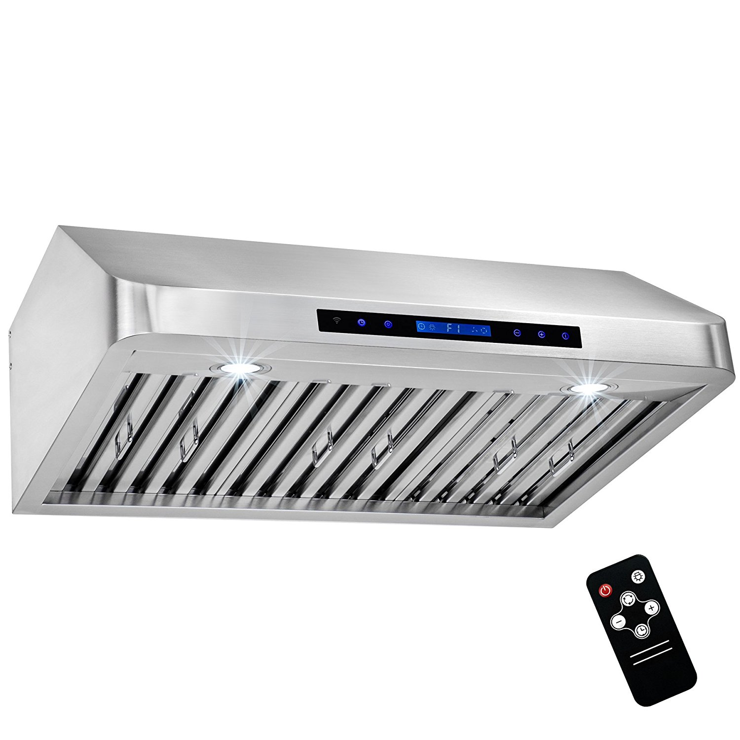 Golden Vantage 30" Under Stainless Steel Range Hood Vent with Remote Control N2 free