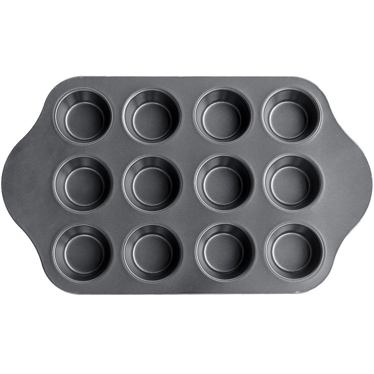 12Cavity Nonstick Tart Pan Cheesecake/Muffin Quiche Cupcake