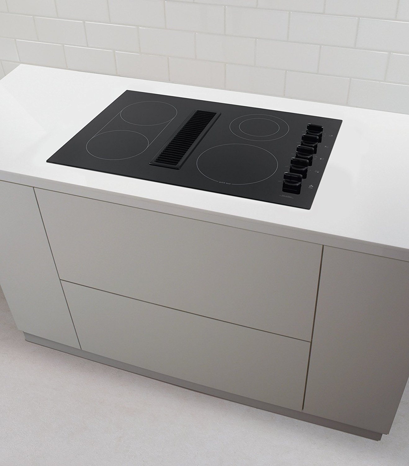 Frigidaire 30" Smoothtop Electric Black Cooktop with BuiltIn 500 CFM Downdraft Exhaust and Pro