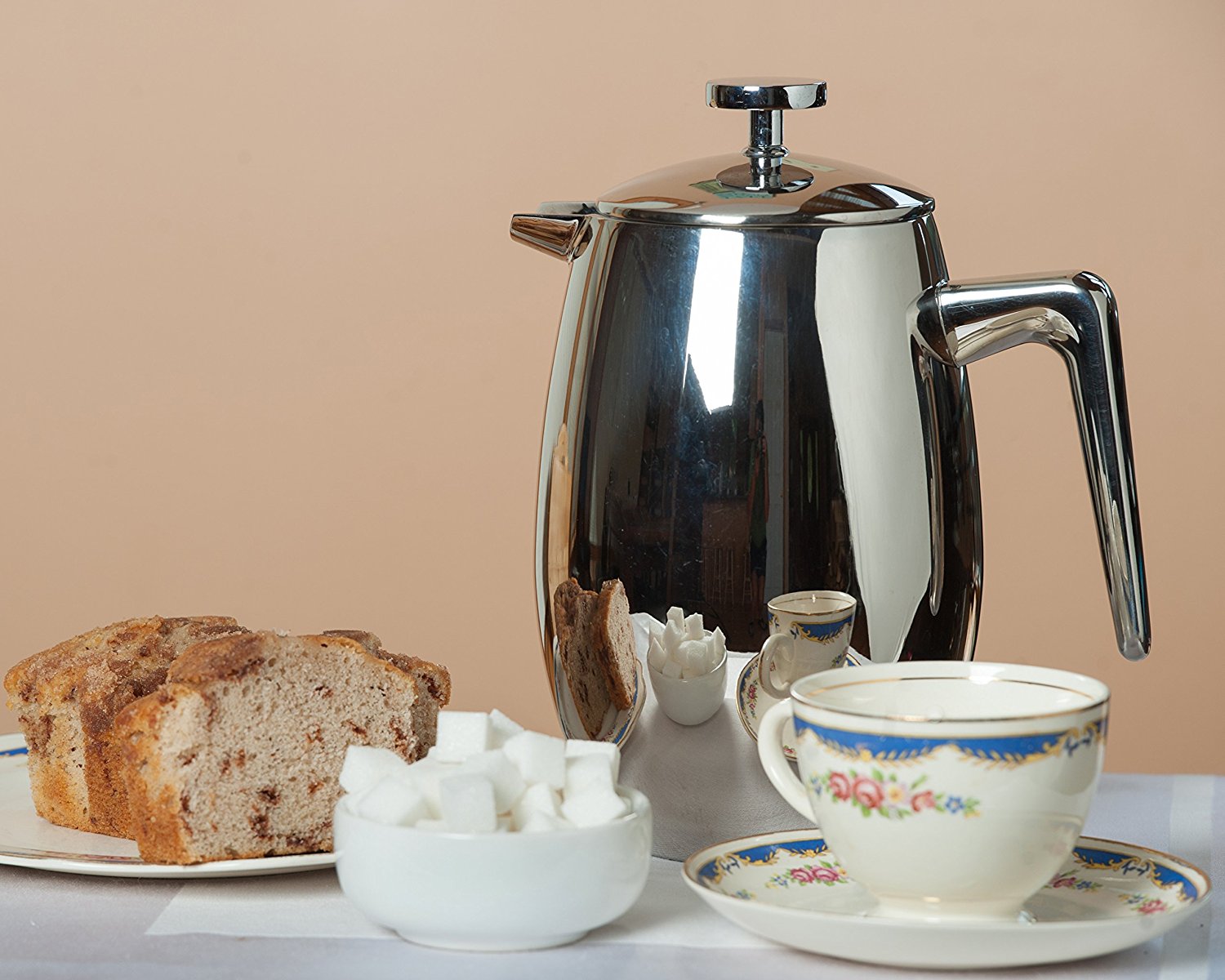 FP Coffee Maker French Press Coffee Maker w/ Insulated Stainless Steel