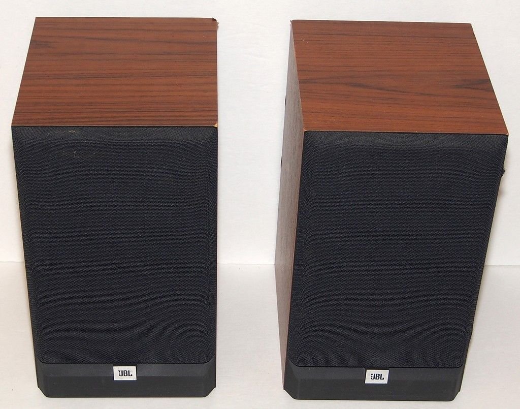 2 x JBL P10 2 Way Bookshelf / Front / Satellite Speakers 50W Wood