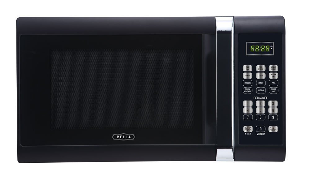 Bella 700Watt Compact Microwave Oven, 0.7 Cubic Feet, White with