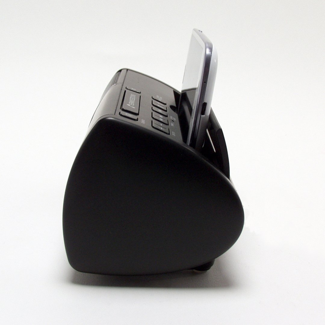 Jensen Bluetooth Clock Radio and BuiltIn HandsFree Speakerphone USB