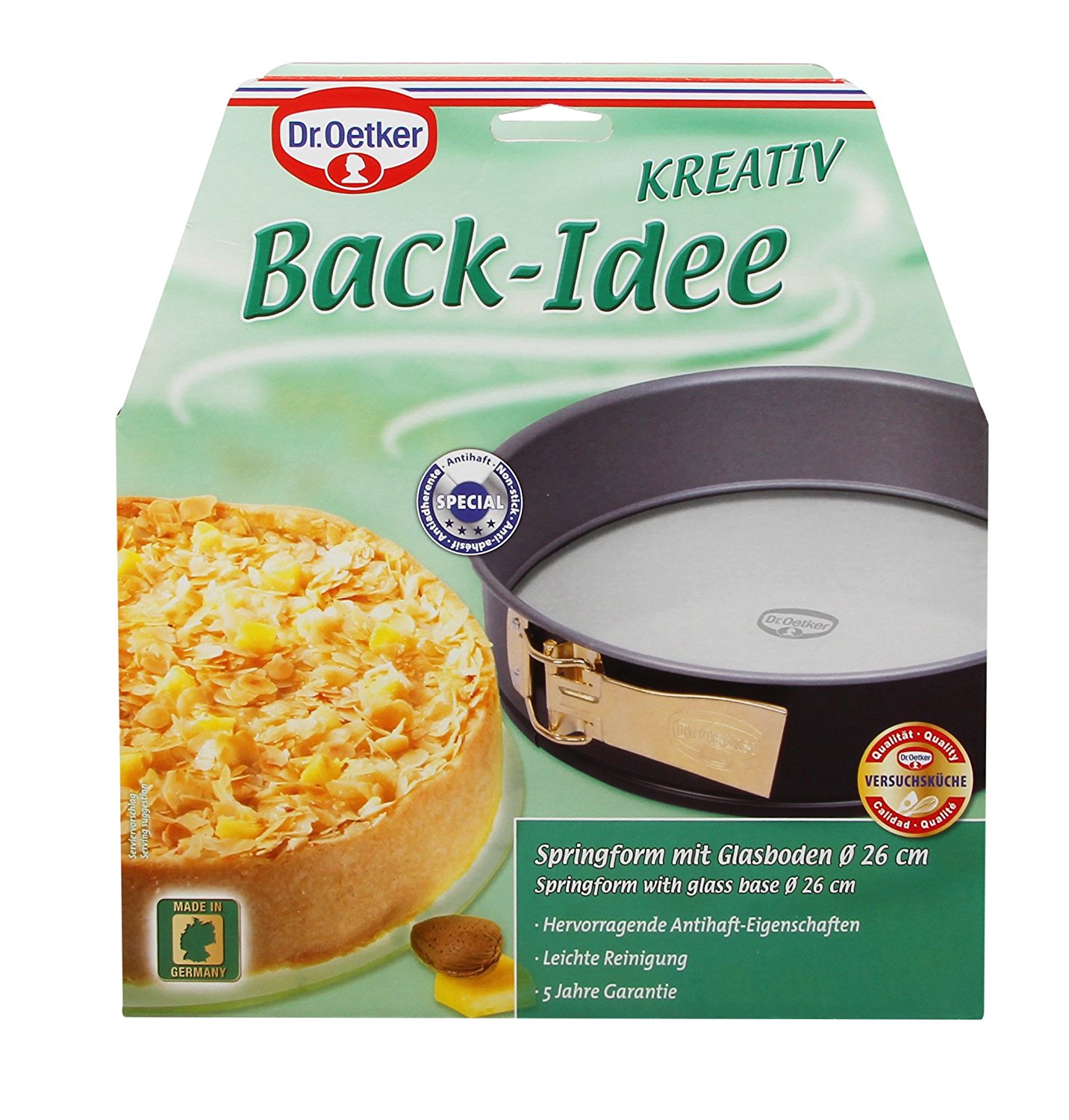 Dr. Oetker 1225 Springform Tin with Glass Base 26 cm N3 free image download