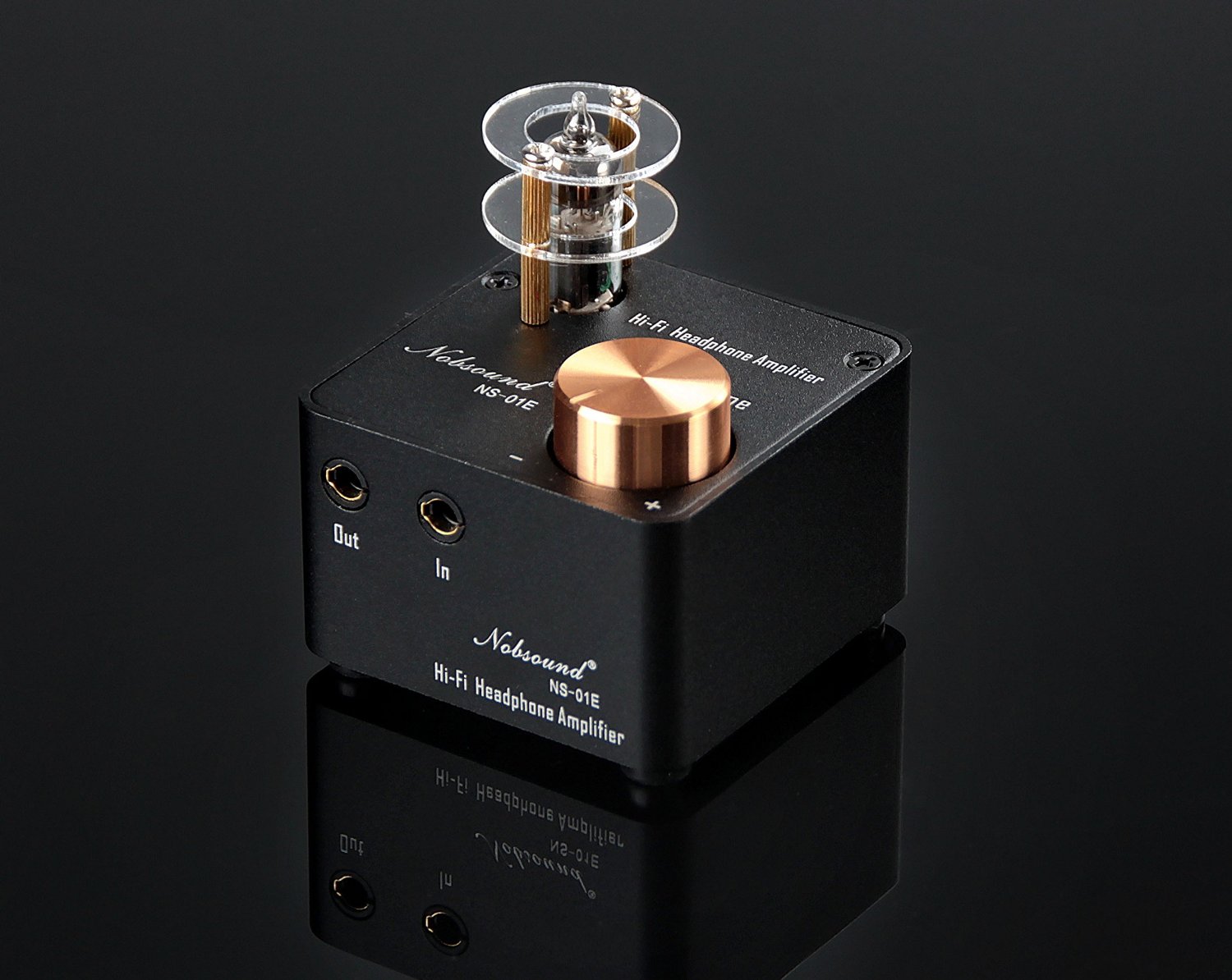 Nobsound NS01E Mini Tube Headphone Amplifier Stereo HiFi Amp Audio