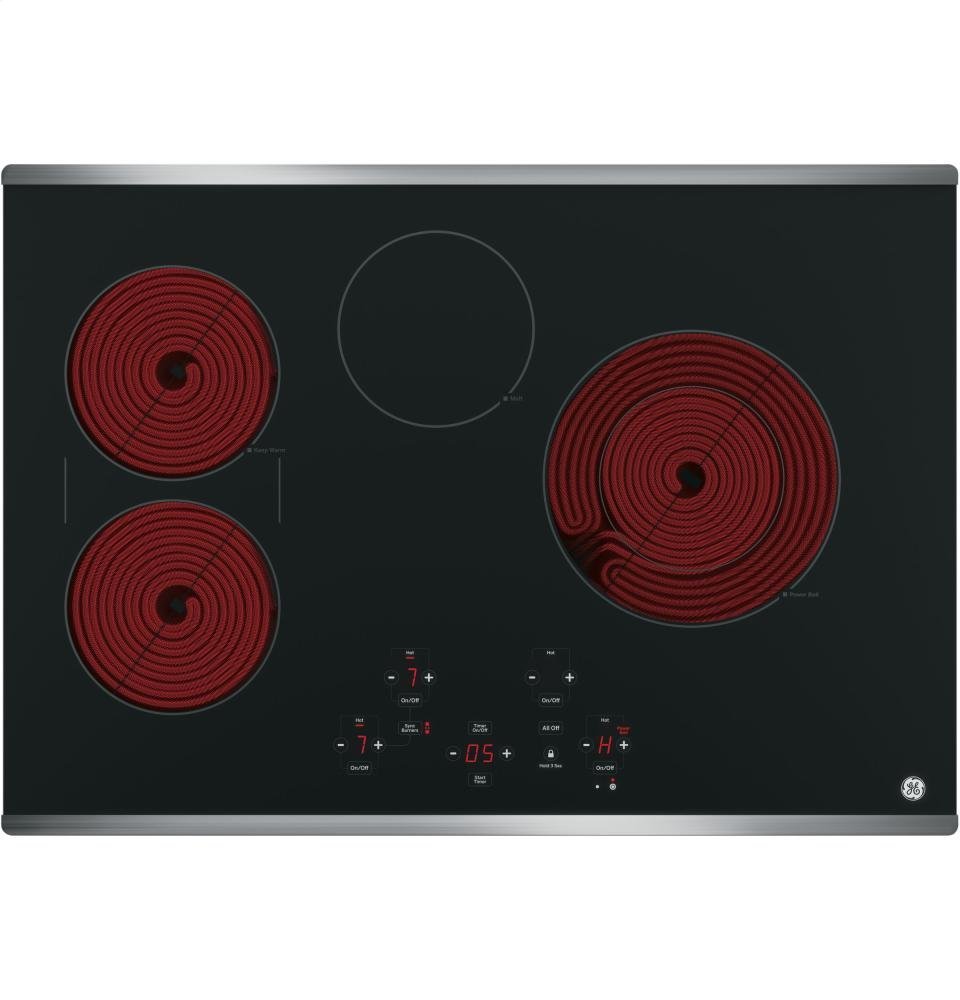 GE JP5030SJSS 30" Stainless Steel Electric Smoothtop Cooktop free image