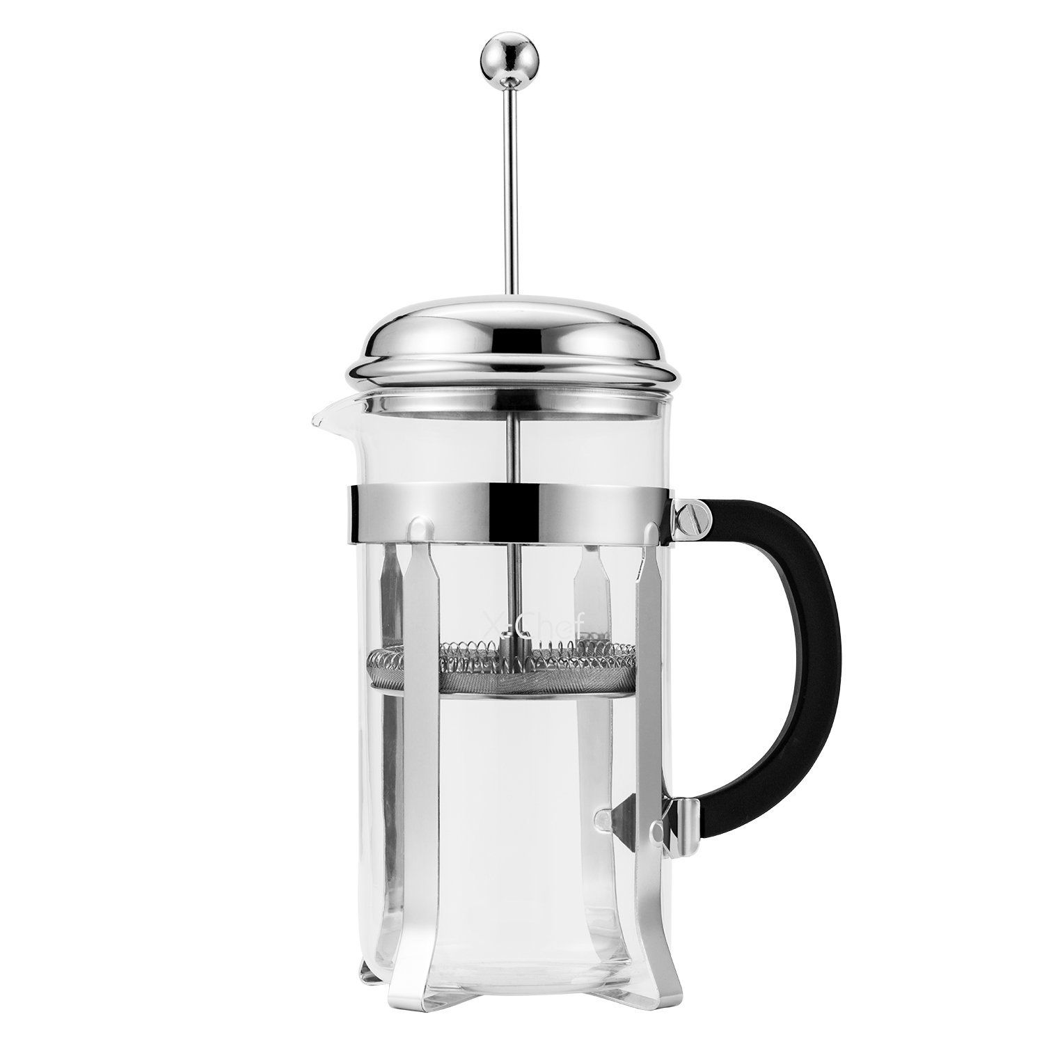 French Press, XChef 1000ml Heat Resistant Glass Coffee Press Tea Maker