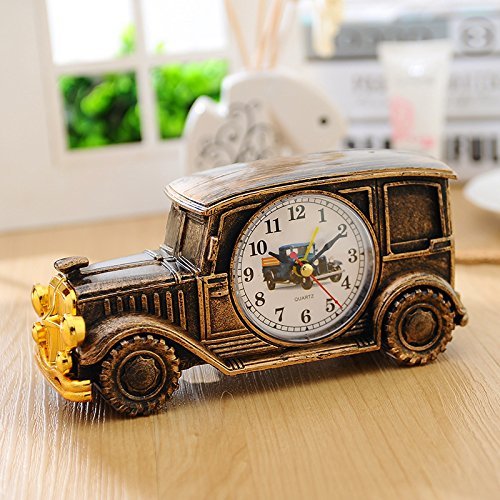 Classic Car Desk Number Clocks Home Decor Parlour Bed Furnishing