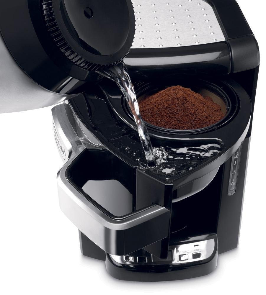 Delonghi 10 Cup Programmable Auto Drip Coffee Maker with Thermal Carafe