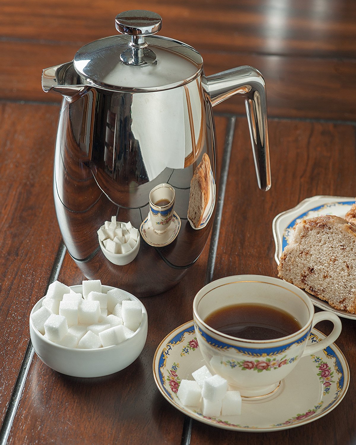 FP Coffee Maker French Press Coffee Maker w/ Insulated Stainless Steel