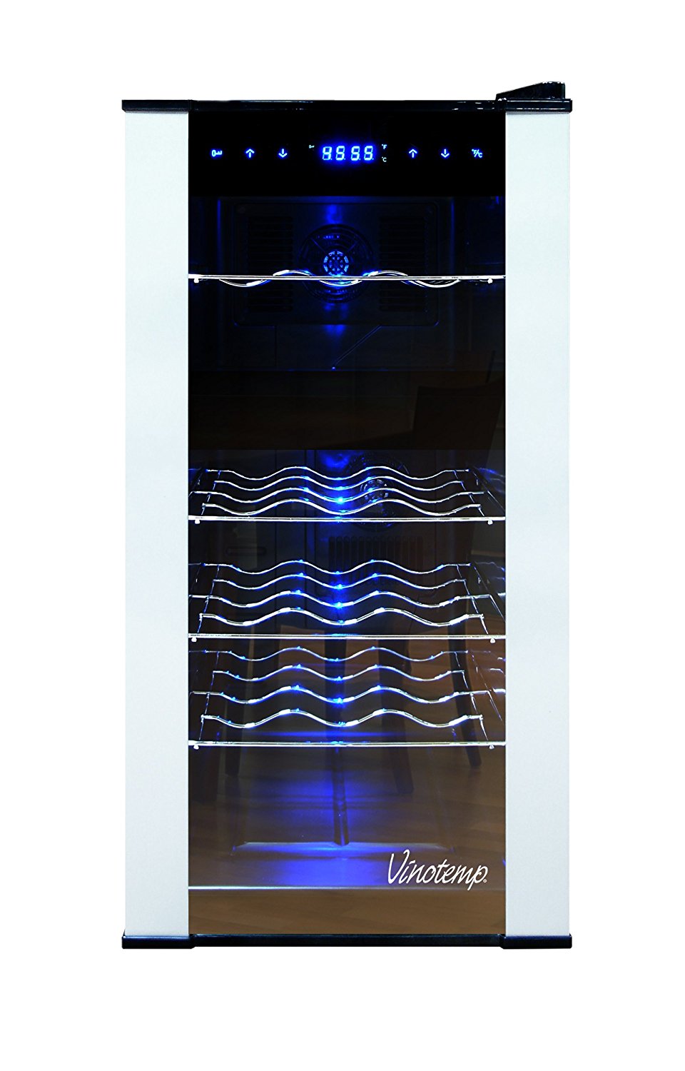 Vinotemp VT18PTED2Z 18 Bottle DualZone Thermoelectric Wine Cooler