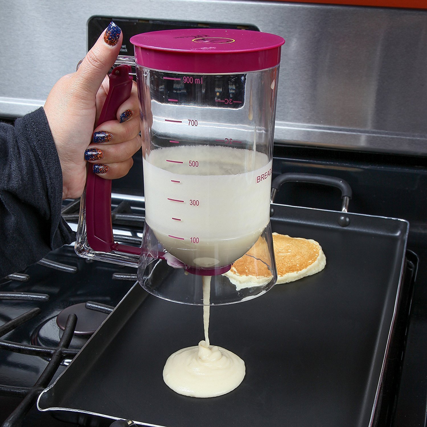 Cupcake Pancake Batter Dispenser Baking Tool Muffin Jug Pastry Cup