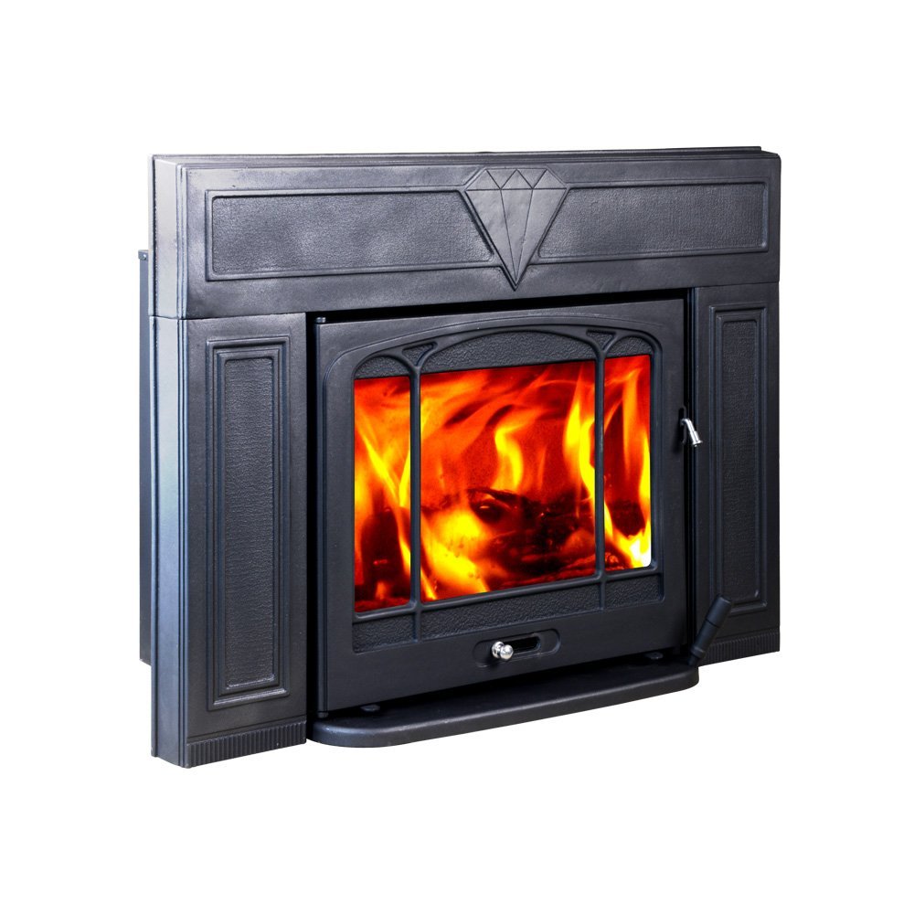 HiFlame Wood Burning Fireplace Insert HF577IU3 Paint Black N3 free