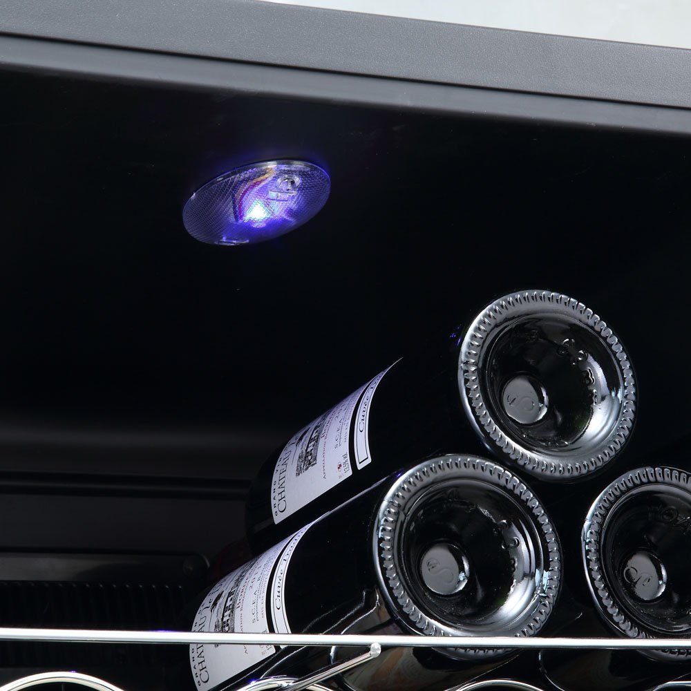 Kalamera 28 Bottle CounterTop Wine Cooler, Freestanding Thermoelectric