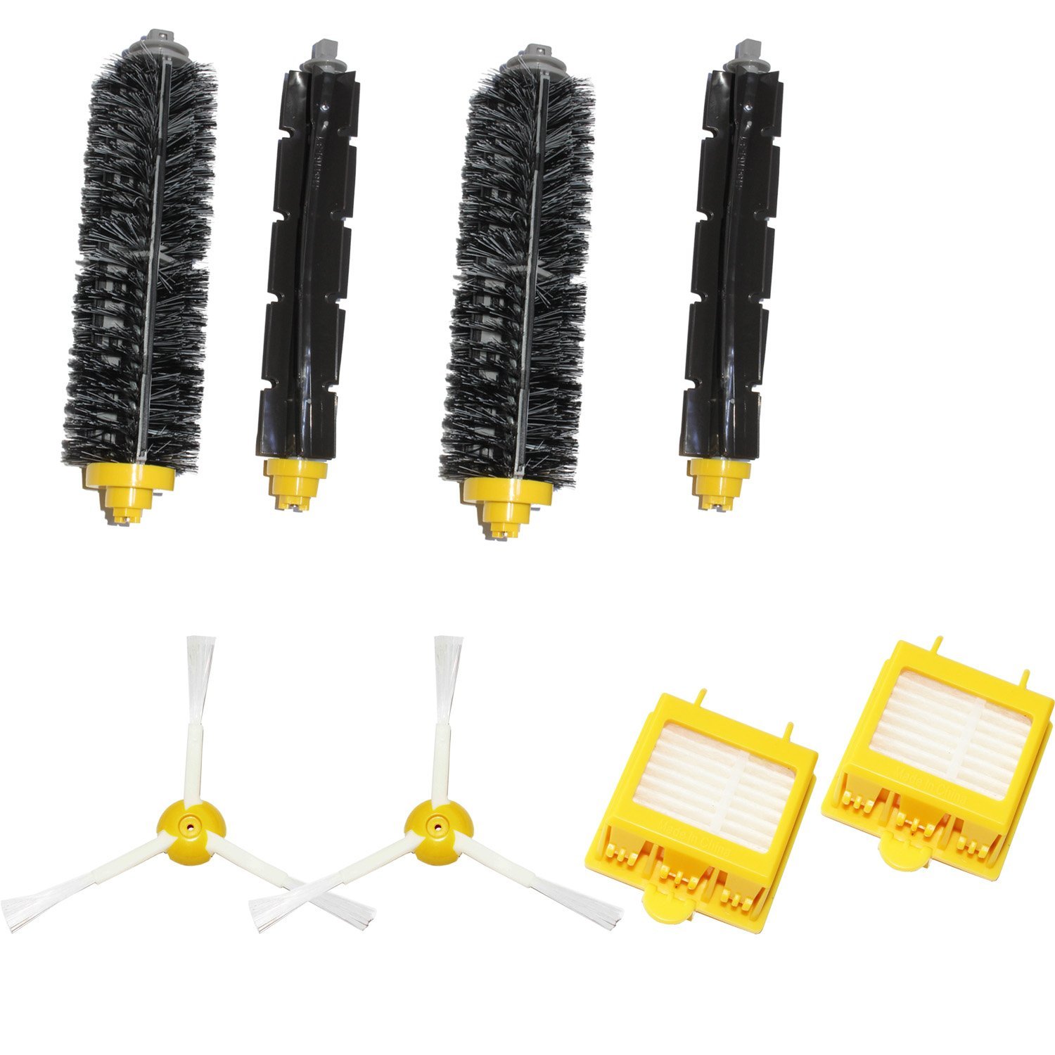 IClean Vacuum Cleaner Replacement Kits Hepa Filter Bristle Brush 6