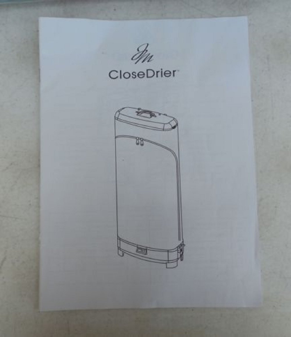 Joy Mangano CloseDrier, Portable FastDrying System, Graphite Gray N2