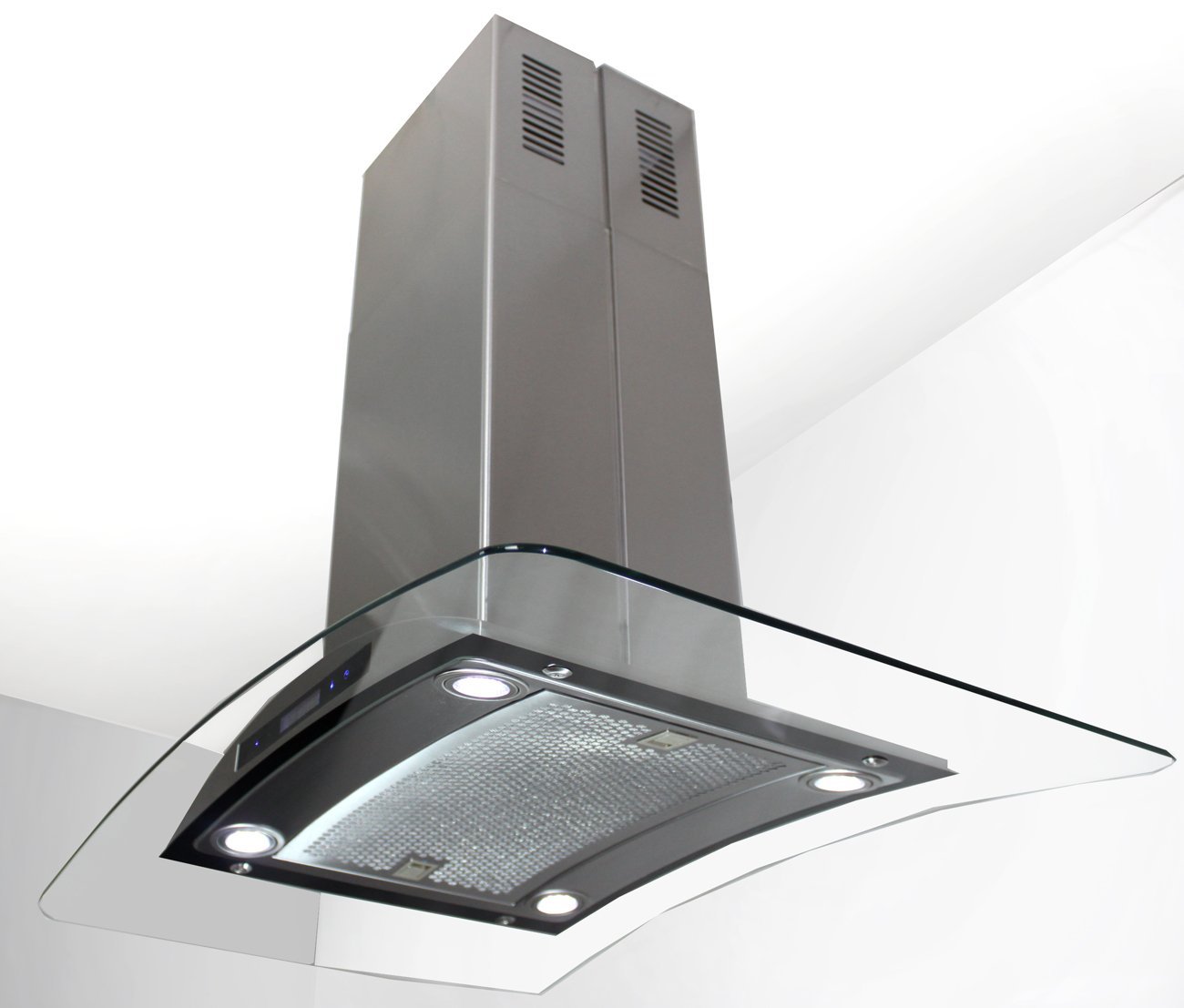 Golden Vantage Stainless Steel 36" Euro Style Island Mount Range Hood