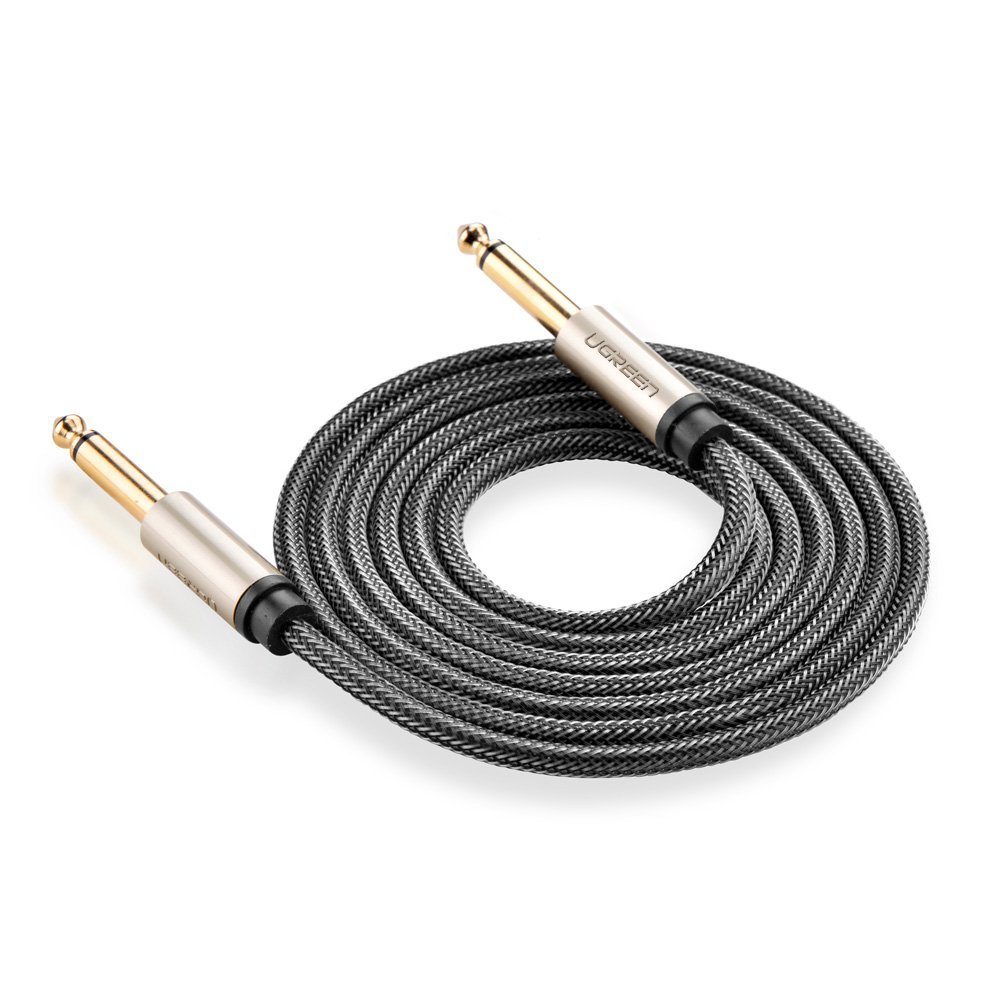Ugreen Gold Plated Premium 6.35mm Mono Jack 1/8" TS Cable Unbalanced
