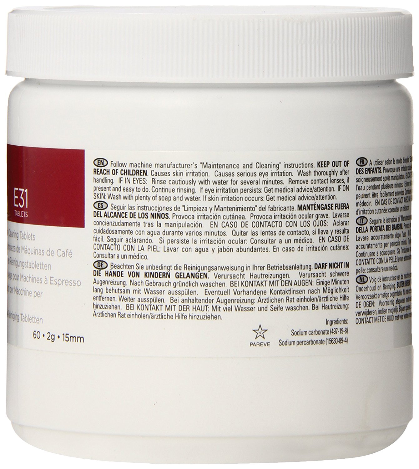 Cafiza Espresso Machine 60 Cleaning Tablets N2 free image download