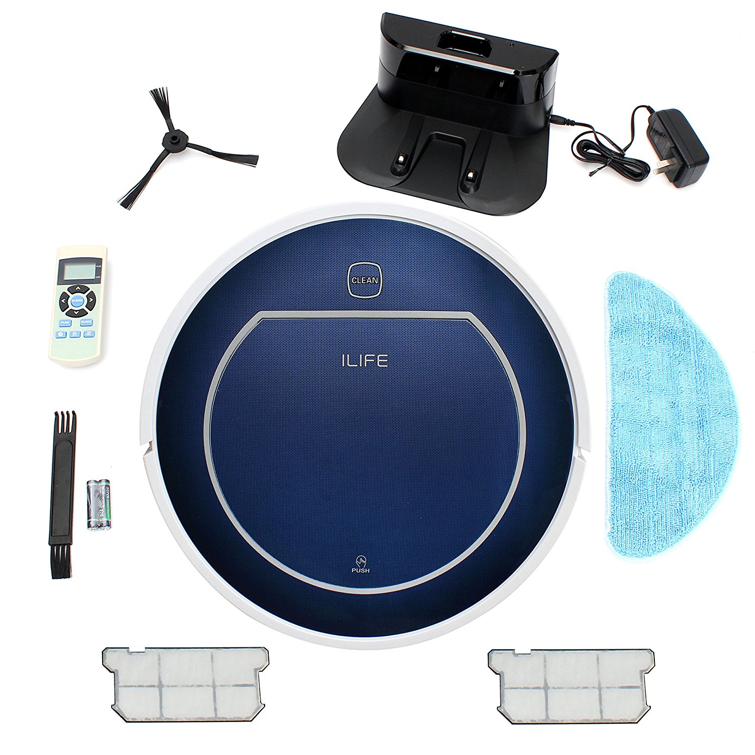 Wyness V7 Smart Sweeping Robot Sweeping Mopping Vacuum Cleaner With Bluetooth Remote Control