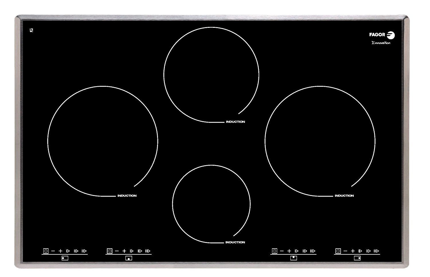 Fagor IFA80AL 30Inch Induction Cooktop with Stainless Steel Trim free