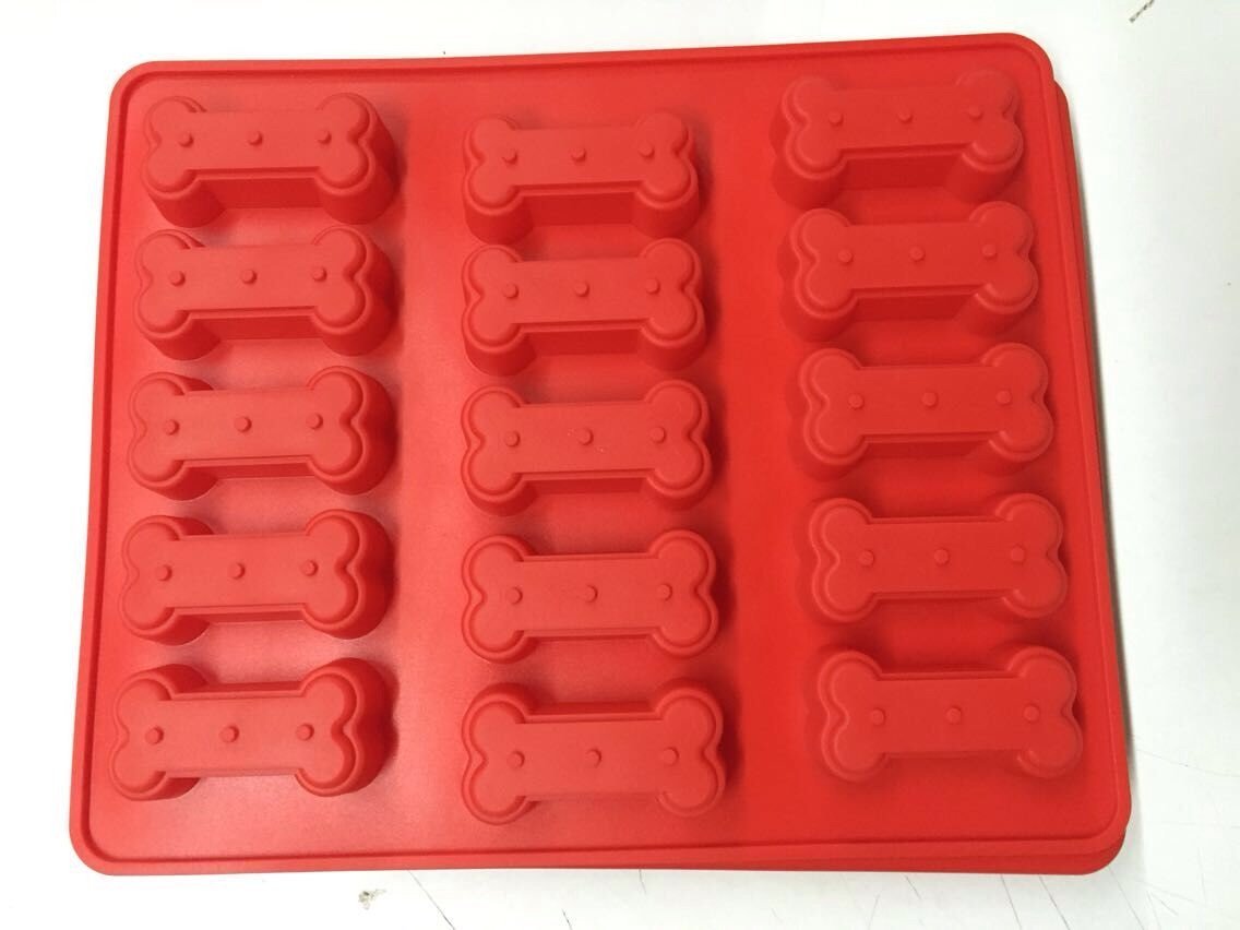 K9King Dog Treat Cake Pan, Silicone Bone Mold, 12 by 10 inch N6 free