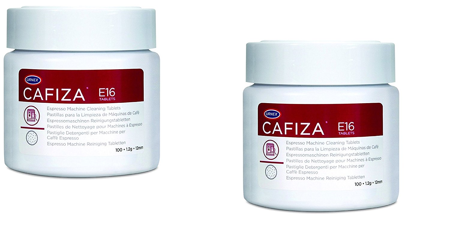 Urnex Cafiza Professional Espresso Machine Cleaning Tablets, 100 Count