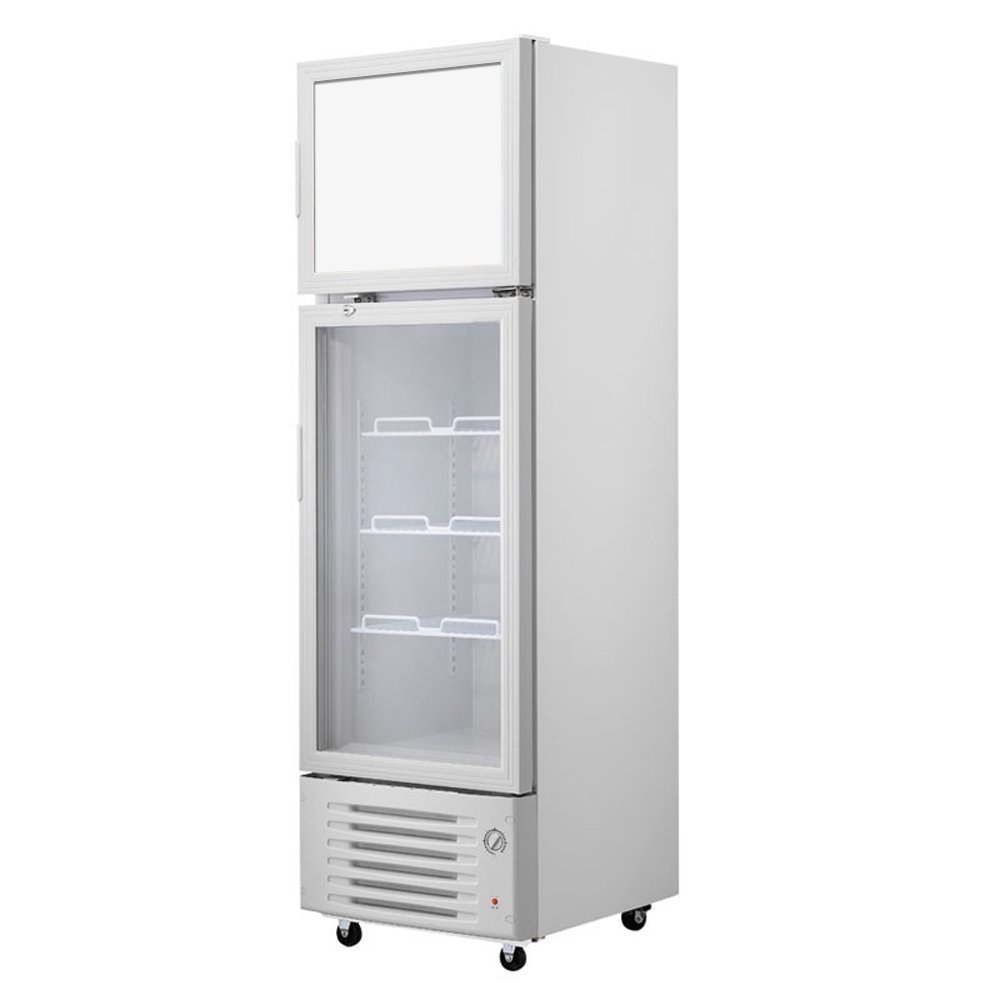 318 Liter DoubleTemperature 2 Doors Commercial Refrigerator