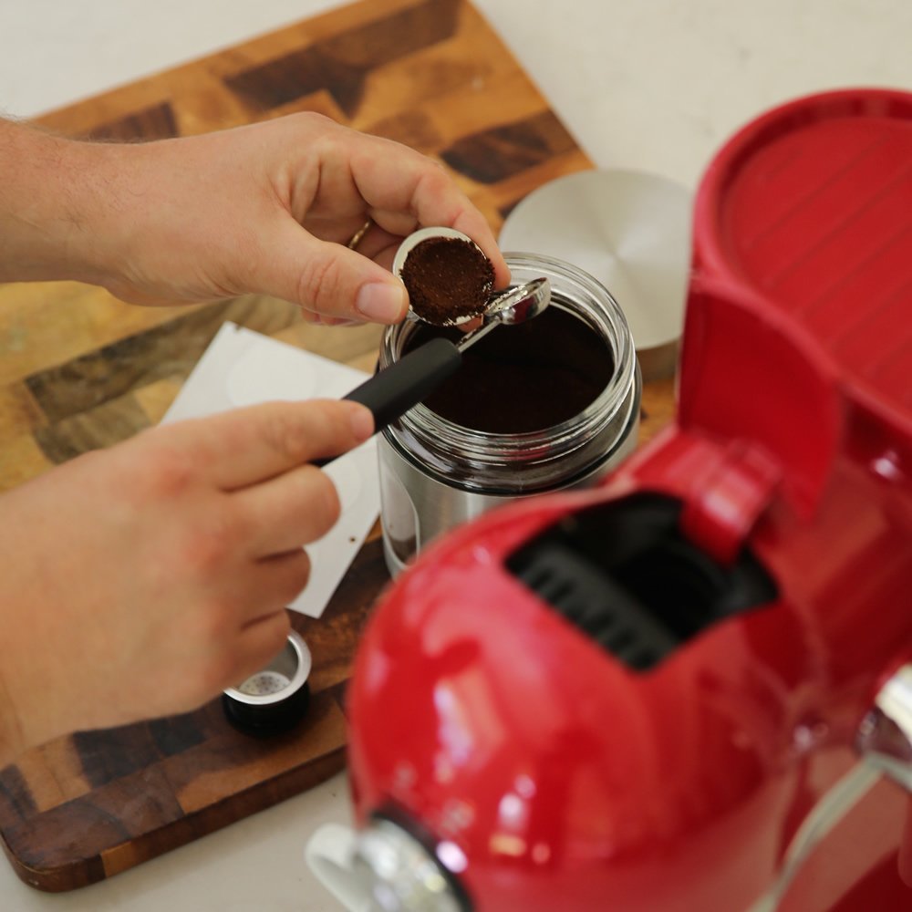 Nespresso Reusable Capsule Sealpod Starter Pack One Stainless Steel