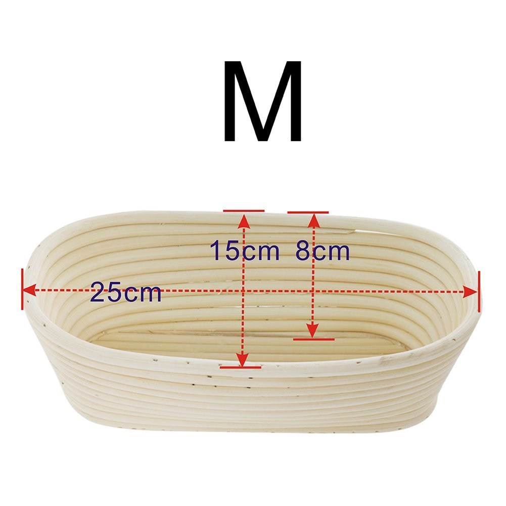 IEFiEL Sourdough Brotform Bread Dough Proofing Handmade Rising Rattan