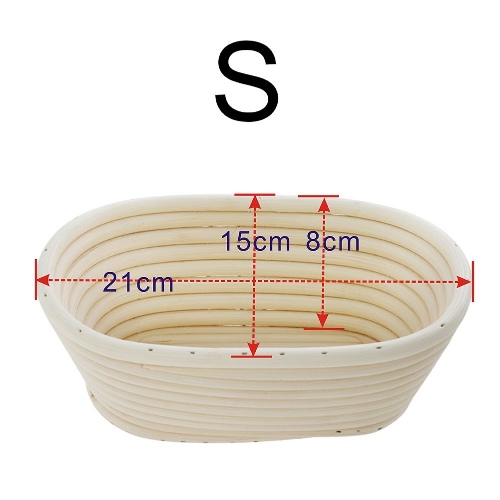 IEFiEL Sourdough Brotform Bread Dough Proofing Handmade Rising Rattan