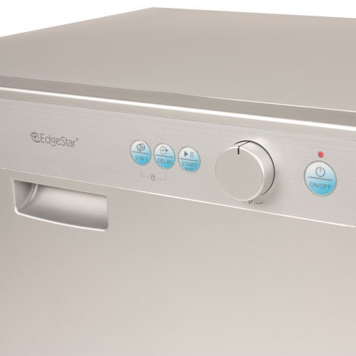 EdgeStar 6 Place Setting Countertop Portable Dishwasher Silver free image download