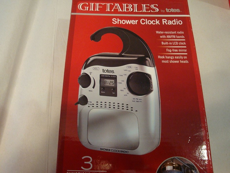 Shower Clock Radio by Totes free image download