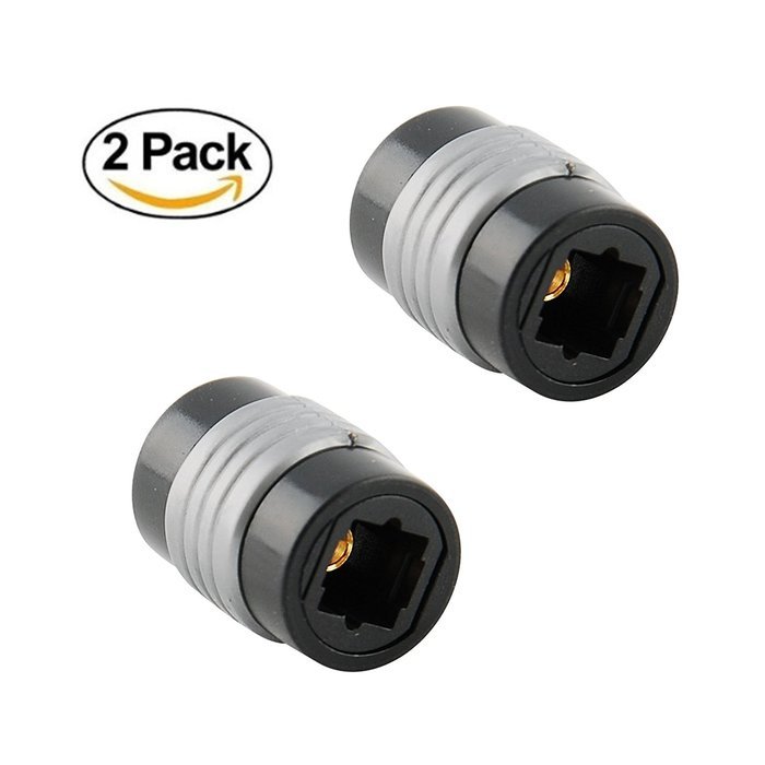 VONOTO 2PCS Toslink Digital Optical Audio Extension Cable Adapter