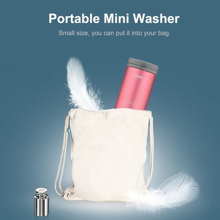 Haier Codo Handy WasherBatteryOperated Portable Mini Washing Machine