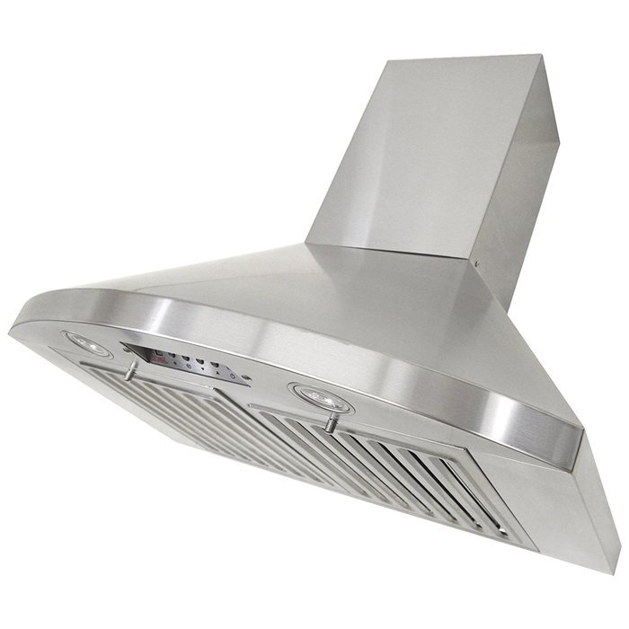 KOBE Range Hoods RA9236SQB1 Wall Mount 750 CFM Stainless Steel with LED Lights, 36Inch free