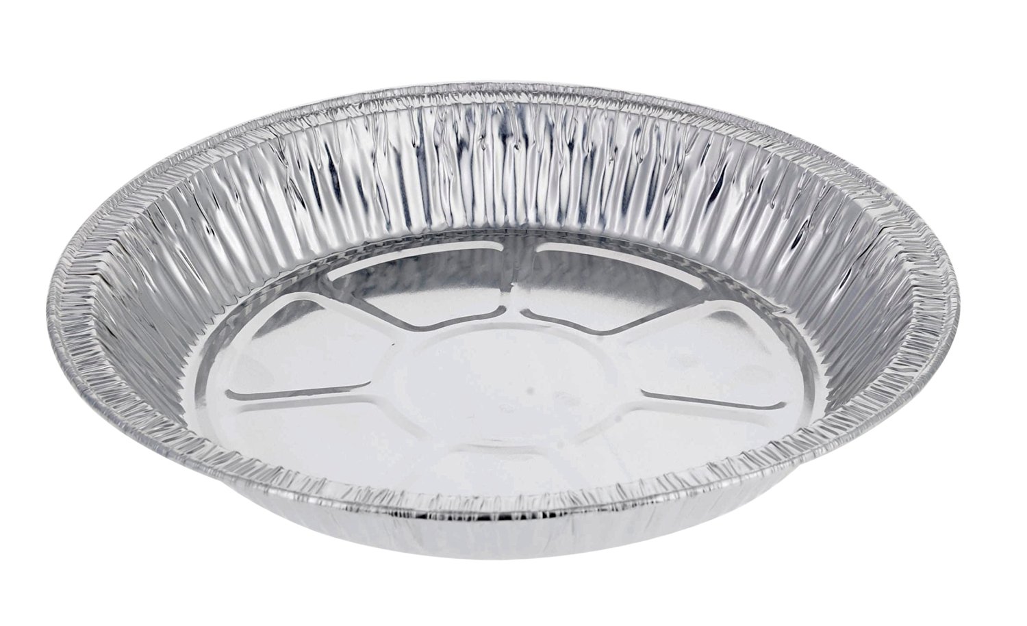 DOBI Pie Pans Disposable Aluminum Foil Pie Plates, Standard Size 9 x 1.25 Inches, Pack of 30