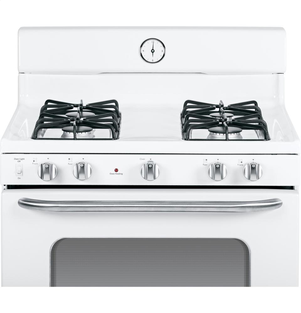 GE AGBS45DEFWS Artistry 30" White Gas Sealed Burner Range free image download