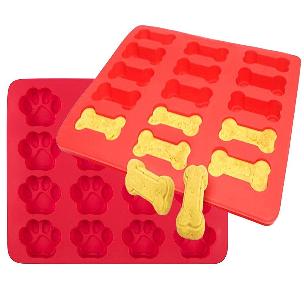 Ticent Dog Paws and Bones Cake Pan Baking Molds for Kids, Pets, Dog