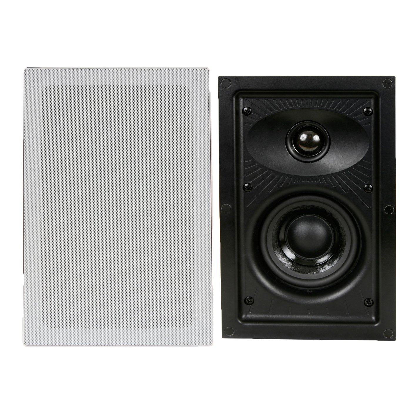 DLS IW 2.4 2Way 4 Ohm 4" 90W In Wall HiFi Home Theater Speaker System