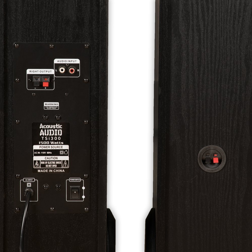 Acoustic Audio TSi300 Bluetooth Powered Floorstanding Tower Multimedia