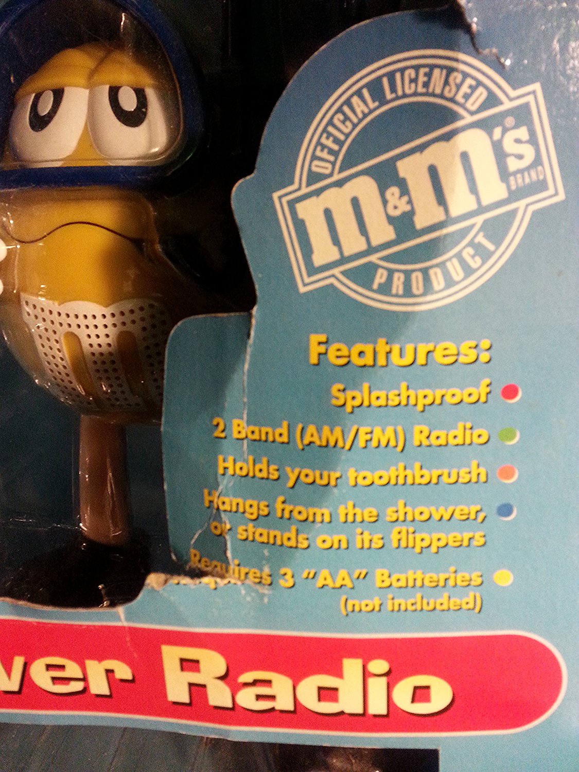 M&Ms M&M M & M Shower Radio Scuba Diver AM FM free image download