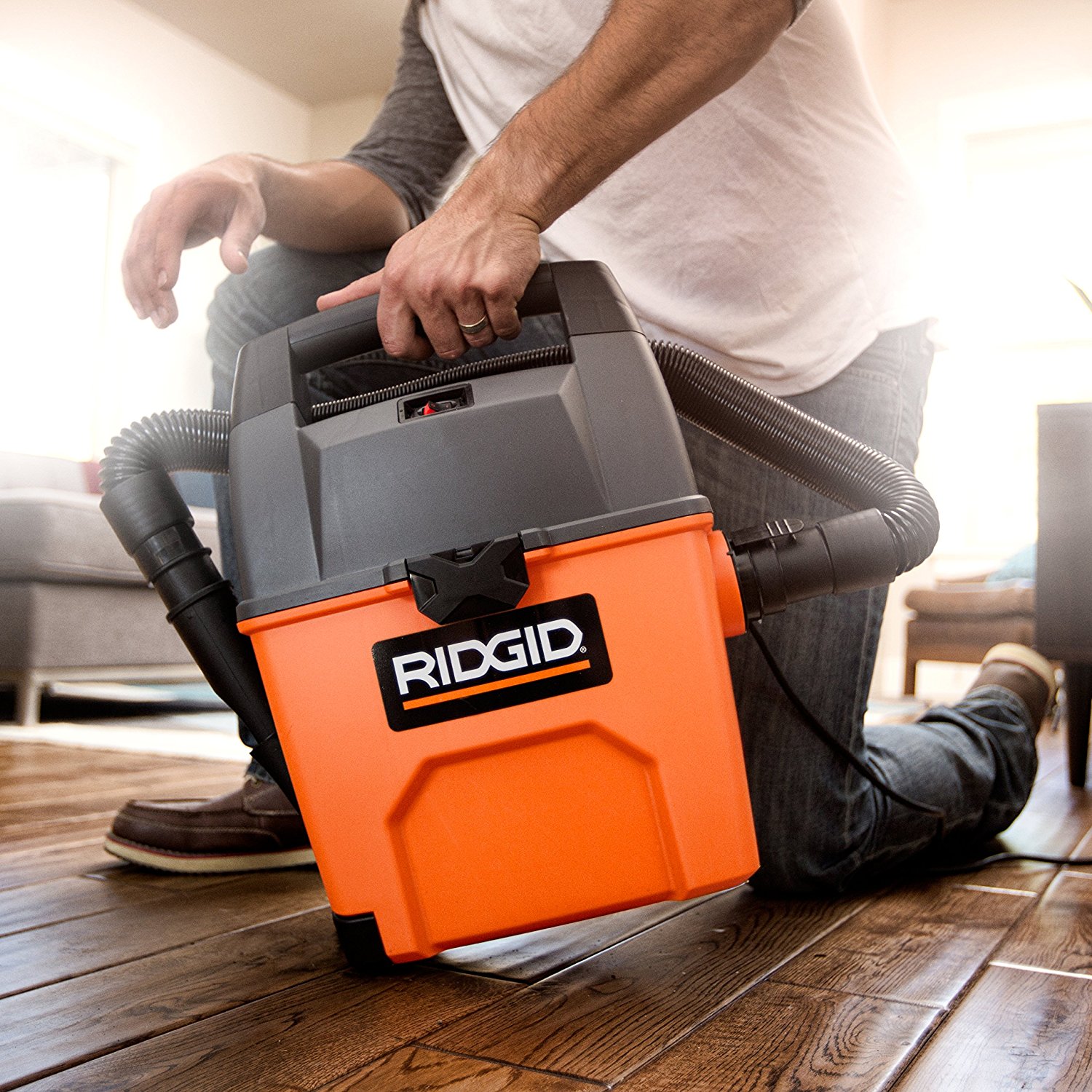 RIDGID Wet Dry Vacuums VAC3000 Portable Wet Dry Vacuum Cleaner for Car