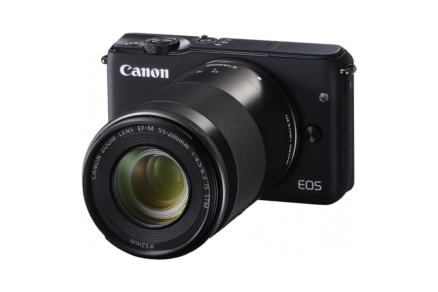 Canon EOS M10 with EFM 1545mm Image Stabilization STM Lens, 16GB