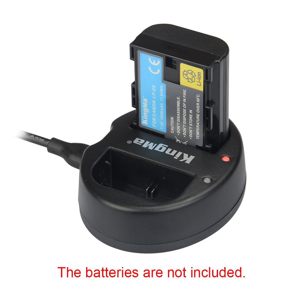 Andoer KingMa Dual 2Channel ENEL14 Battery Charger for Nikon D3100