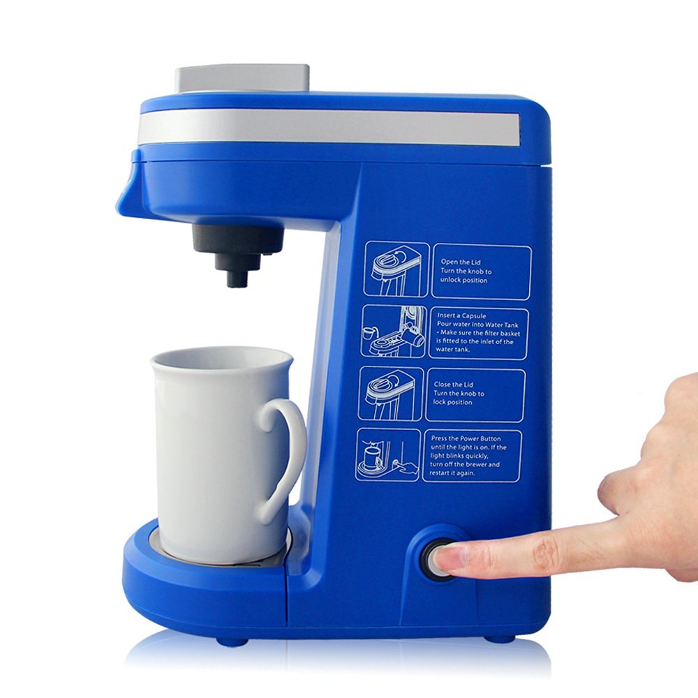 CHULUX Single Serve Kcup Coffee Maker, Black N8 free image download