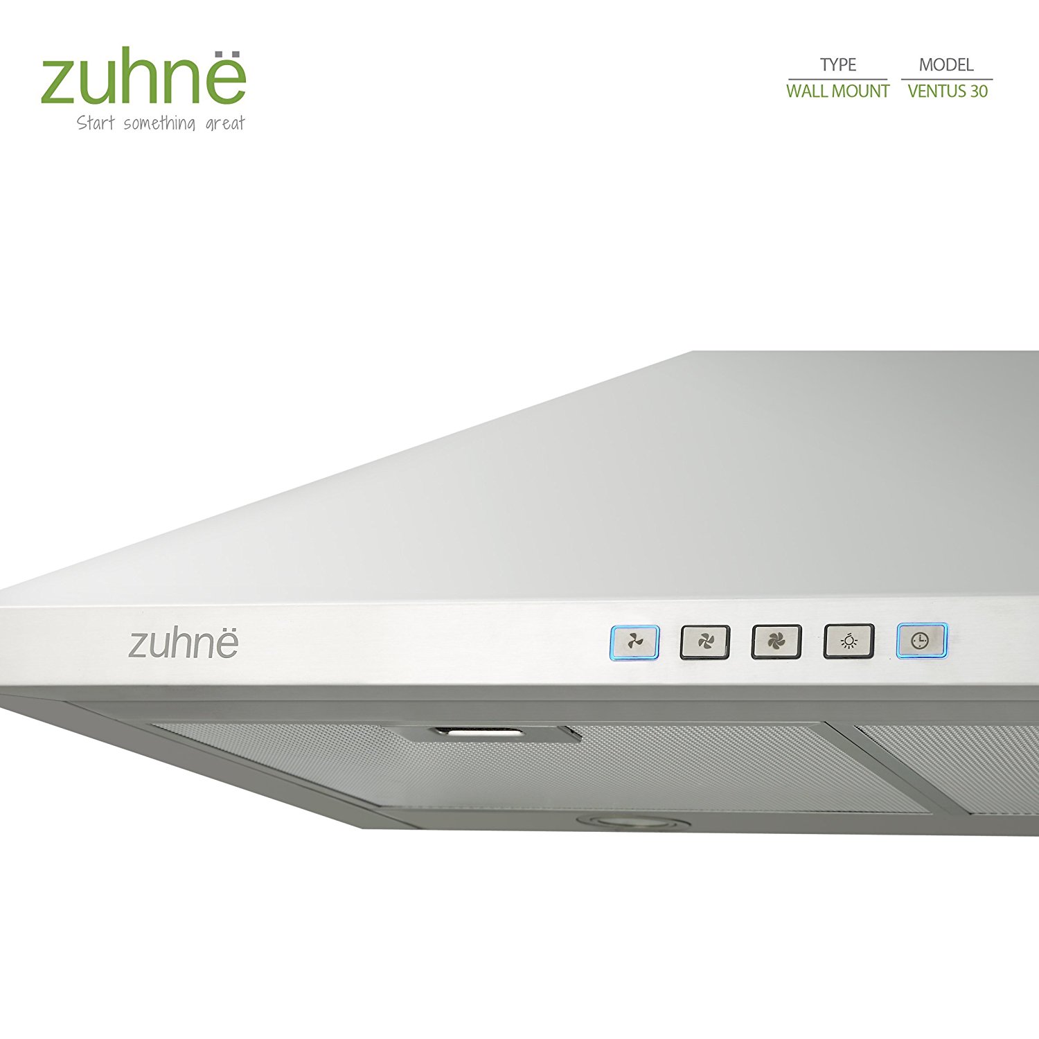 Zuhne Ventus 30 inch Kitchen Wall Mount Vented/ Ductless Stainless